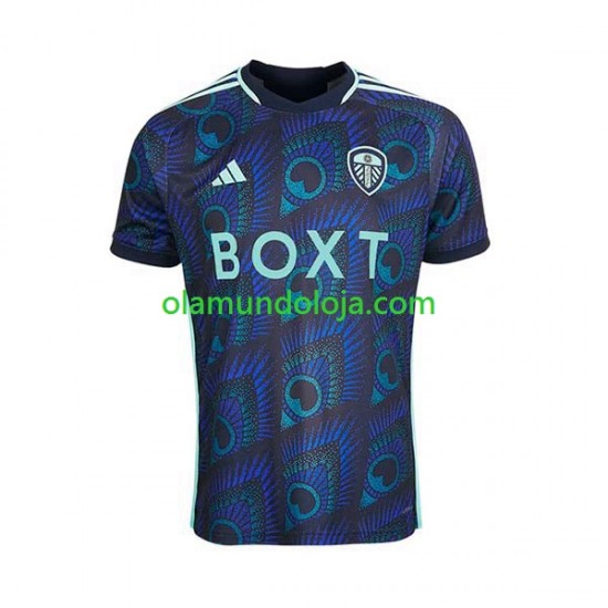 Camisola Leeds United Homem Equipamento Segundo 2023-2024 Manga Curta